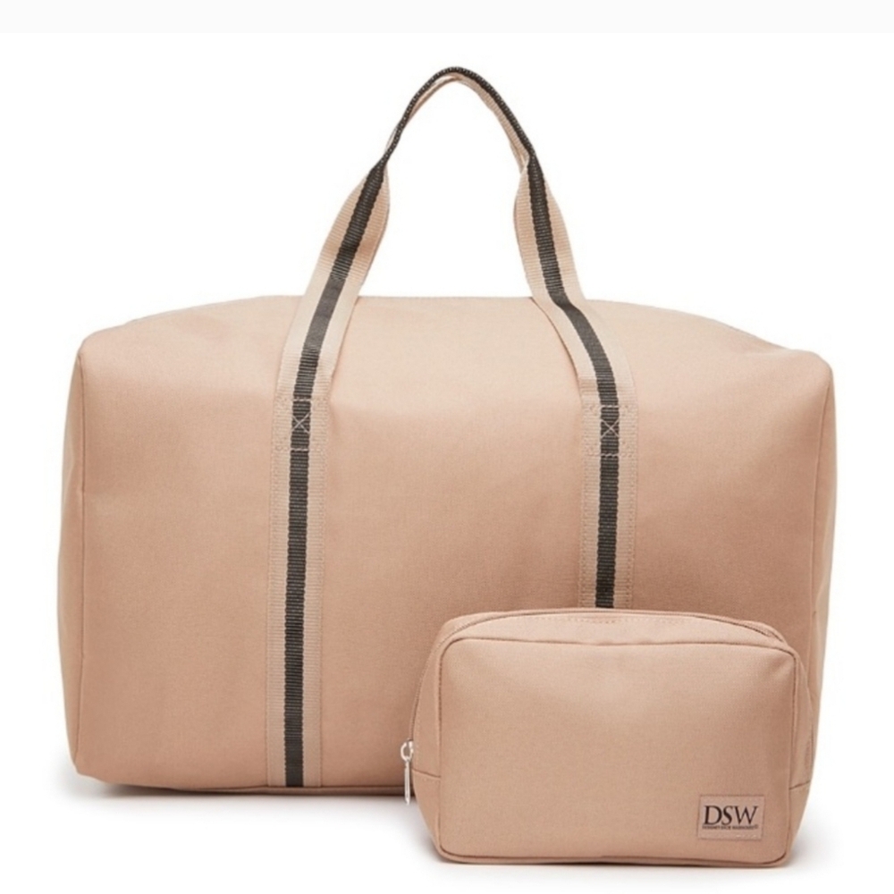 DSW Camuto Weekender + Sling Taupe